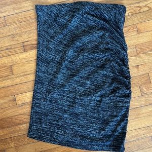 Comfy knit skirt-black